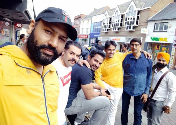 inder sohi on shoot in london